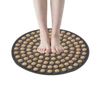 Foot Massage Mat, Reflexology Foots Massager For And Circulation, Wood Foots Massager Mats | Foldable Anti-Slip Portable Pressure Point | Feet Relax Massager Mat | For Family Friends Coworkers L