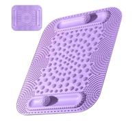 Foot Massage Mat, Reflexology Pad, Pressure Point Stimulator, 5-Zone Layout, Double Ball Tracks, Non-Slip Base, Lightweight Build, Easy to Use, Perfect for Home, Gym, Recovery, 50.5x42.5cm