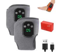 Foot Massager, 3 in 1 Foot Massager, Portable Cordless Ankle Heating Pad, 3 Vibration Mode, Visible Screen, Lightweight for Home/Office/Travel (2*PCS)