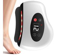 Foot Massager - ABS 9.5x8x2.5cm | Red Light Heated Body Scraper Tool | Electric Massage Device For Recovery Relaxation Home Travel Spa Leg Arm Daily Use For Men Women
