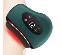 Foot Massager - ABS 9.5x8x2.5cm | Red Light Heated Body Scraper Tool | Electric Massage Device For Recovery Relaxation Home Travel Spa Leg Arm Daily Use For Men Women