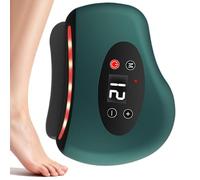Foot Massager Machine -3.74x3.15x0.98 in Vibrational Massage | Massage Roller, Vibration Electric Body Scraper Body Massager Foot Scraper for Men Women Muscle Recovery Leg Back Arm Face Home Daily