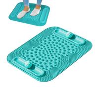 Foot Massager, Reflexology Mat, 19.88x16.73 Inches, Non Slip Base Lightweight Design Portable with Targeted 5 Zone Pad Circulation Stimulator, Leg Muscle Recovery for Home, Gym, Women and Men