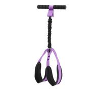 Foot Pedal Resistance Band, Resistance Adjustable Exercise Equipment Training, 32.3x10.0 Inch Trainer with Multi-Tube Tension Build, Soft Latex with Ergonomic Handle Design for Leg and Arm Workouts