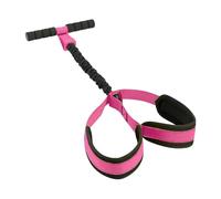 Foot Pedal Resistance Band, Resistance Adjustable Exercise Equipment Training, 32.3x10.0 Inch Trainer with Multi-Tube Tension Build, Soft Latex with Ergonomic Handle Design for Leg and Arm Workouts