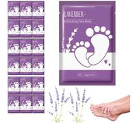 Foot Peel Mask & Exfoliating Socks - Hydrates Dry Cracked Feet, Removes Dead Skin and Calluses for Men and Women - Professional Foot Care (18PCS)
