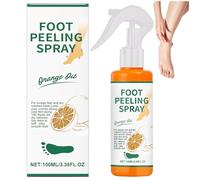 Foot Peeling Spray Orange Oil 100 ml, Callo Remover,Dead Skin Remover,Dry Cracked Heels,Moisturizing Foots Softener,Tired Smelly Feet Relief,Foot Exfoliating Spray,Healthy Feet,Fast Acting (1 PCS)