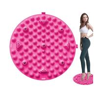 Foot Pressure Point Mat, Ergonomic Foot Massage Pad, Reflexology Mat, High Elasticity Cushion, For Feet, Ideal For Home And Office, 15x12 Inches, Gray, 1 Pack