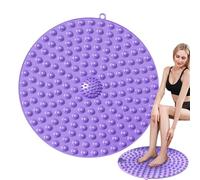 Foot Pressure Point Pad | Foot Massage Pressure Point Mat | Ergonomic Foot Pad | High Elasticity Round Pressure Point Board | Relaxing Home Foot Massage Mat for