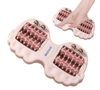 Foot Reflexology Massage - Foot Muscle Massage Roller Ball, Double Pressure Point Fot Massaging Roller For Adults Women Men Relaxation Care Tool Endurable Materia