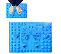 Foot Reflexology Mat | Foldable Foot Massage Mat | Practical Reflexology Tool | Home Massage Mat | Travel Foot Massage Pad Portable And Lightweight TPE+magnets For Home Company Travel