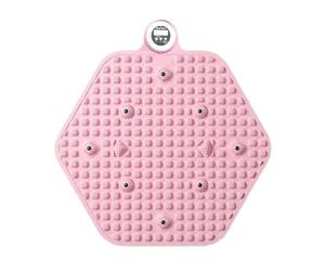 Foot Reflexology - Piatto per piedi con punta antiscivolo, 55,9 x 56 cm, design esterno per rilassare la pressione del piede e le gambe