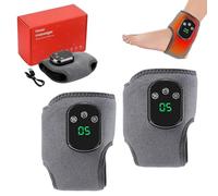 Foot Renew Triple Method Massager, Foot Massager, Wireless Foots Massagers, Wireless & Portable Heated Ankle Wrap, for Home/Office/Travel (2 Sets)