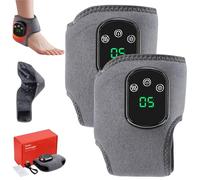 Foot Revive Massager, FootRevive 3-In-1 Massager, Portable 3-in-1 Wireless Foot , 3 Vibration Modes & 5 Heat Levels, for Home/Office/Travel (1*Pair)