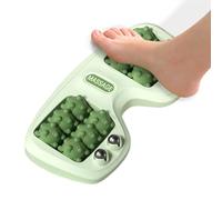 Foot Roller, 11.42x5.91x1.97 Inches, Yoga Plantar Fascia Massager for Muscle Relief, Portable Tool with Sturdy Design and Easy Grip, Exercise Accessory for Leg Hip Back Men Women Athletes Travel Home