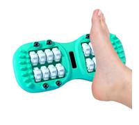 Foot Roller Massage - Trigger Point Double Roller for Muscle Relief, Portable Massager with Relaxation Function, Tool for Neck, Back, Calf, Women and Men, 12.99x5.51 inch