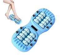 Foot Roller Massage - Trigger Point Double Roller for Muscle Relief, Portable Massager with Relaxation Function, Tool for Neck, Back, Calf, Women and Men, 12.99x5.51 inch