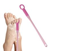 Foot Scrubber Brush - Silicone Toe Cleaning Tool, Extended Handle