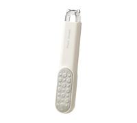 Foot Scrubber, Dead Skin Remover, Callus Exfoliator Tool, Versatile Easy to Use Sturdy Ergonomic Rechargeable Anti-Scald Fast Heating for Home, 7.48x1.38 Inches