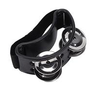 Foot Shaker Percussion, Guitar Drum Accessorio Strumento Tamburello a pedale Semplice per suonare la batteria o la chitarra o l'accompagnamento(Nero)