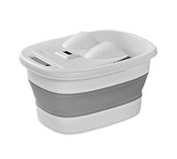 Foot Spa - Secchio Per Massaggio Pieghevole Per Pediluvio | Secchio Portatile Pieghevole Per Massaggio Ai Piedi Con Coperchio | Secchio Per Immersione Dei Piedi Multifunzionale Con Ruota Per Massaggio