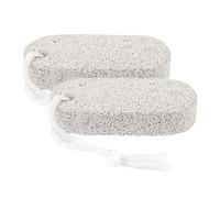 Foot Stone, Heel Scrubber Tool, Natural Pumice Exfoliator, Double-Sided Hand Softener, Body Care Accessory, Ideale per Elbows, Palms, Adulti, Men, Donne, Spa, Shower, Home Use