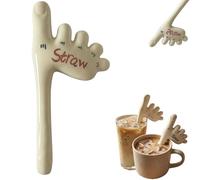 Foot Straw,Handmade Toe-tal Straw, 2026 New Ceramic Reusable Foot Shape Drink Sticks,Handmade Foot Reusable Straw,Dark Humor Gag Gift for Prank Lovers, for Parties, Gag Gifts, and Home Use (Red)