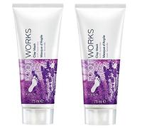 Foot Works - Maschera in argilla con lavanda, confezione da 2 x 75 ml