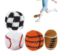 Footbag - Sacco per palla da calcio, portatile per lanciare e calci | Borse da giocolare, colorate, per interni, esterni, patio, giardino, spiaggia, prato, parco e riunioni di famiglia