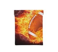 Football americano nel fuoco, Spremere il portafoglio superiore da donna Borsa portaoggetti Piccola portamonete Portamonete