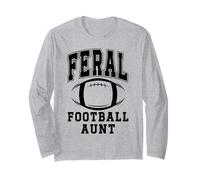 Football Aunt,Loud Proud Cheer Auntie Feral Football Aunt Maglia a Manica