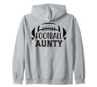 Football Auntie Loud And Proud Football Aunt Cheer Aunty Felpa con Cappuccio