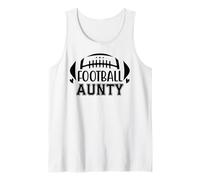 Football Auntie Loud And Proud Football Cheer Aunt Football Canotta