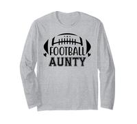 Football Auntie Loud And Proud Football Cheer Aunt Football Maglia a Manica