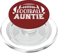 Football Auntie Loud Proud Football Cheer Aunt Football Team PopSockets PopGrip per MagSafe