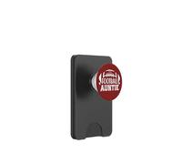 Football Auntie Loud Proud Football Cheer Aunt Football Team PopSockets PopWallet per MagSafe