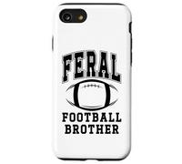 Football Brother Feral Football Big Little Bro Greatest Fan Custodia per iPhone SE (2020) / 7/8
