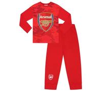 Football Club - Pigiama lungo mimetico dell'Arsenal, Rosso, 11-12 Years