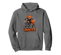 Football Collection The Goal Hunter Fox Soccer Design Felpa con Cappuccio