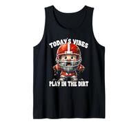 Football Dad Gnome Play in The Dirt Funny Saying For Sunday Canotta
