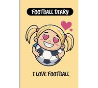 Football Diary - Girl with Pink Hair Edition | Ideal for football and anime lovers
