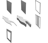 Football Display Panel for Brighton Team 3D Wall Art Decorative Multi-Layer