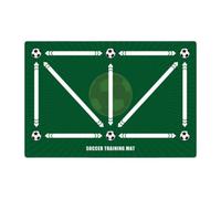 Football Footstep Training Mat - Agility Safe Portable Equipment Juggle | Wear-resistant Soccer Training Mat for Indoor Outdoor Practice Coaching Fans Players Parents Mom Juggle Soccer Fans
