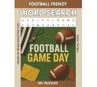 FOOTBALL FRENZY WORD SEARCH PUZZLE BOOK: Word Searches with easy-to-read puzzles about football, sports, and entertainment. This book is 8.5 X 11-inches,110 pages with 50+ Puzzles.