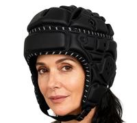 Football Helmet - Soft Adjustable Padded Reflective, Youth Adult Sports Headgear, Soccer Baseball Hockey Protection, Skiing Cycling Martial Art Accessory, Competition Training Practice Use