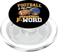 Football Is My Second Favorite F Word Funny Touchdown regali PopSockets PopGrip per MagSafe