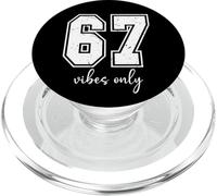 Football Jersey Number 67 Sports Team 6 7 Baseball Six Seven PopSockets PopGrip per MagSafe