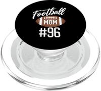 Football Mom #96 Divertente Madre Donna Touchdown Ragazza Figlio Gioco PopSockets PopGrip per MagSafe