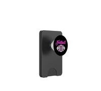 Football Mom - Consapevolezza del cancro al seno, ottobre anni '80, colore: Rosa acceso PopSockets PopWallet per MagSafe