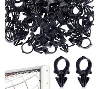 Football Net Fasteners - Soccer Goal Net Clips | 100-Piece Heavy Duty Soccer Nets Retaining Clips For Repair Game Day Facility Upkeep Backyard Field Tournament Athletes | Secure Attachment Fasteners